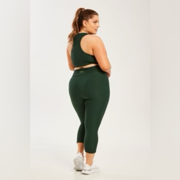 Booty By Brabants Curvy Croco Skin Leggings in Green,  OSFM - Picture 14 of 14